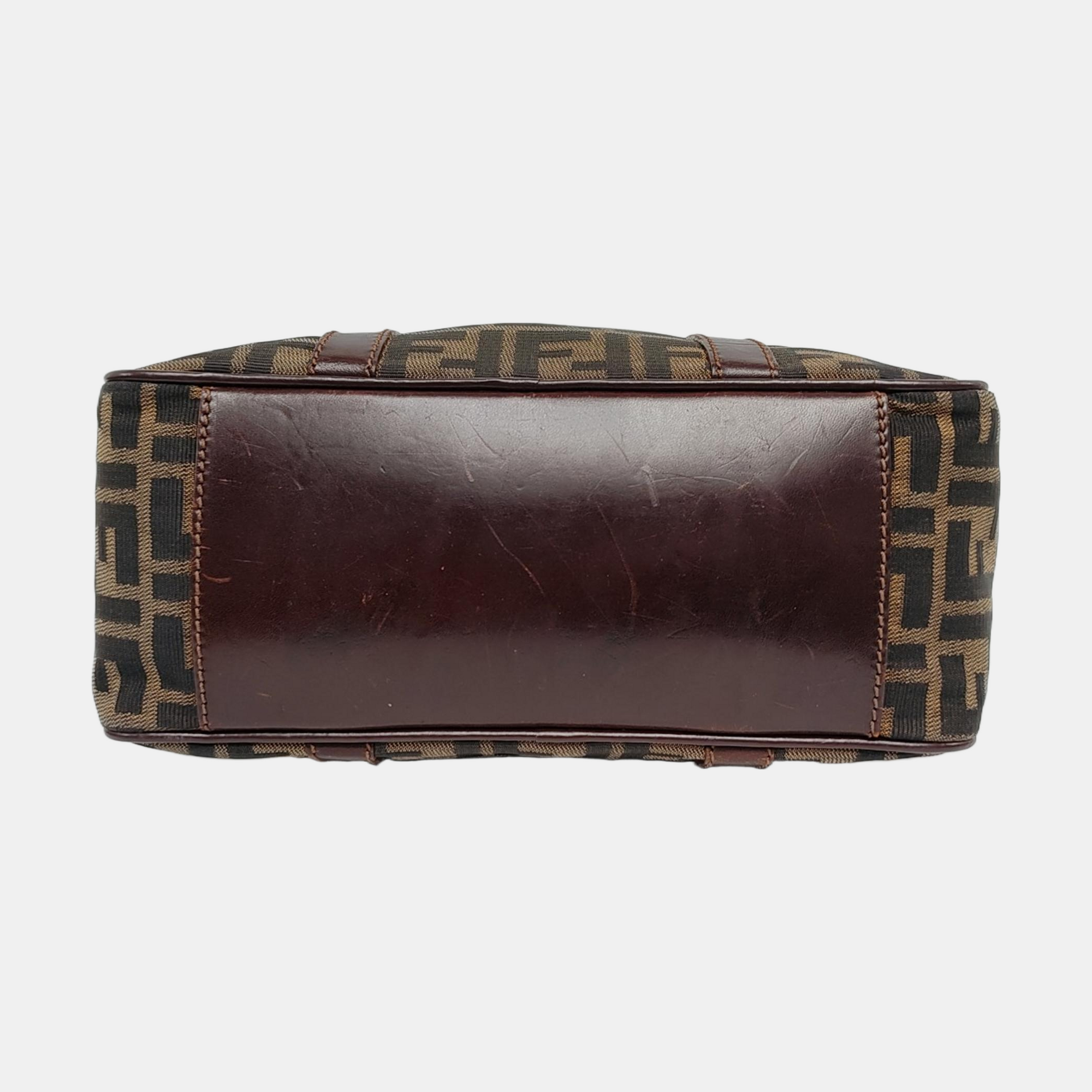 Canvas Top Handle Bag Brown