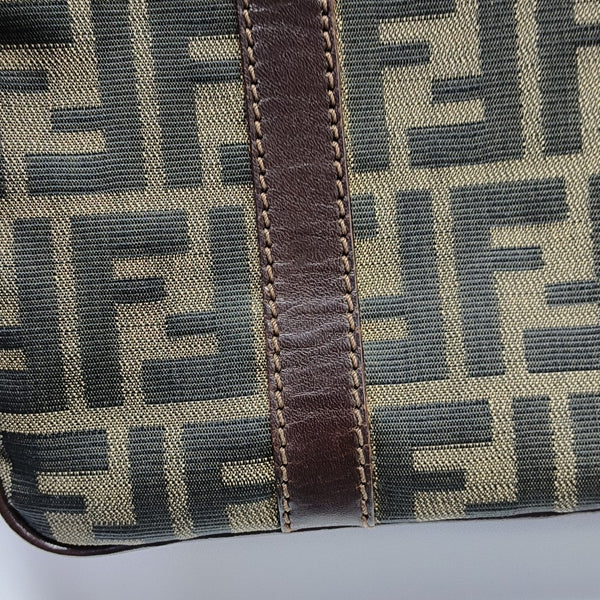 Canvas Top Handle Bag Brown