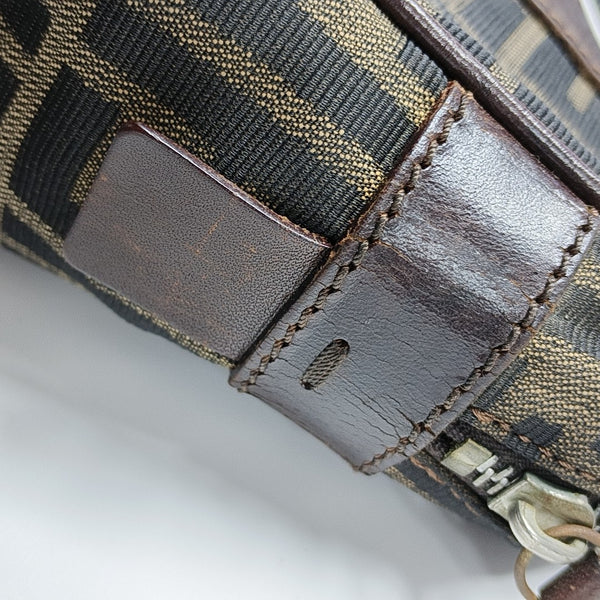 Canvas Top Handle Bag Brown