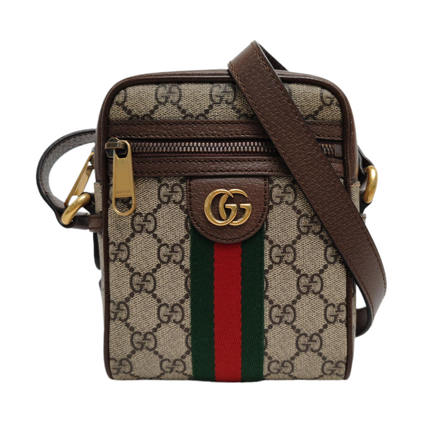Authenticated pre-owned  Ophidia Small Monogram Coated Canvas Beige - Handbags at Looply