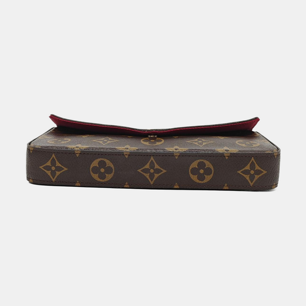 Authenticated pre-owned  Félicie Monogram Coated Canvas Brown - Shoulder Bag at Looply