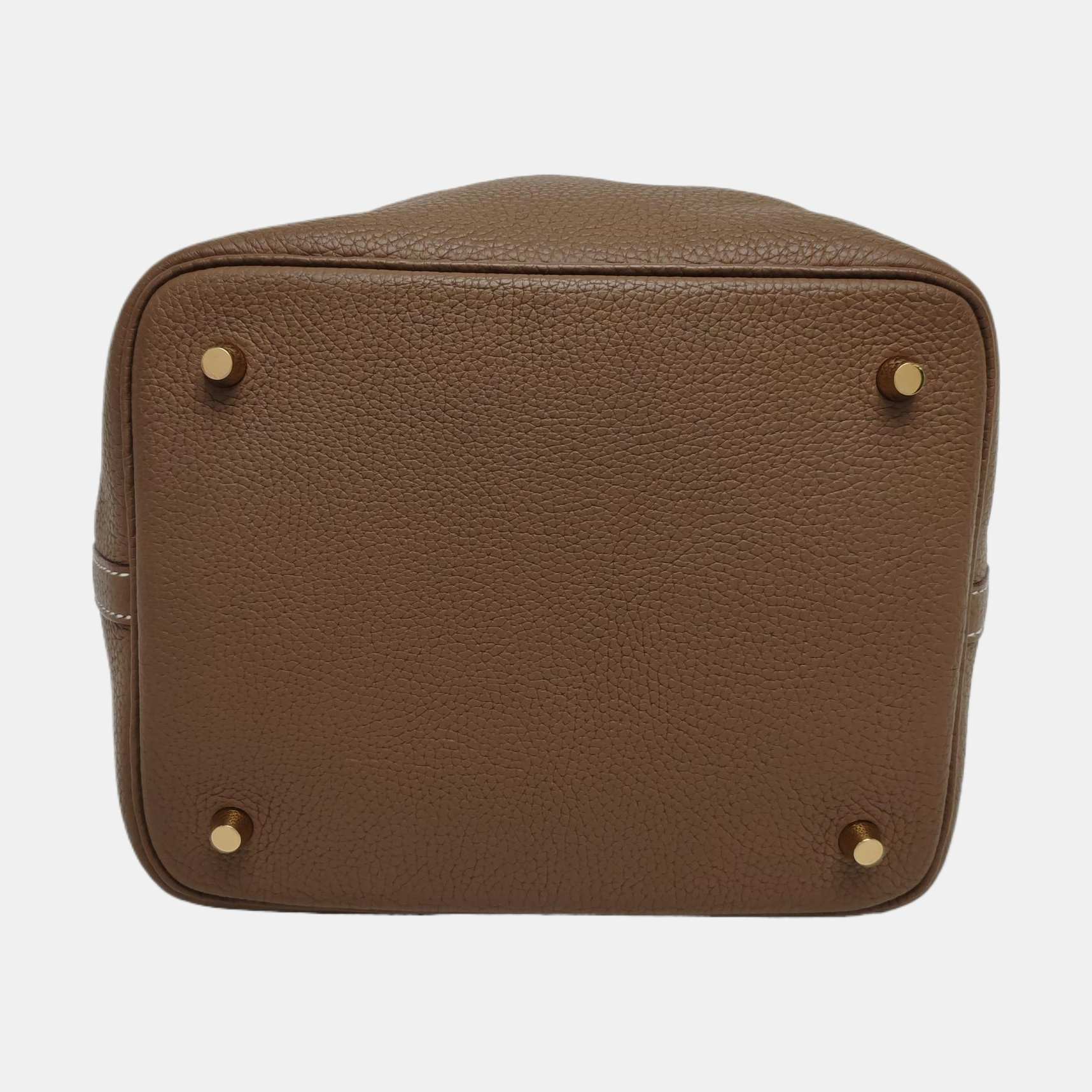 Authenticated pre-owned  Picotin Lock 22 Clemence Gray - Top Handle Bag at Looply