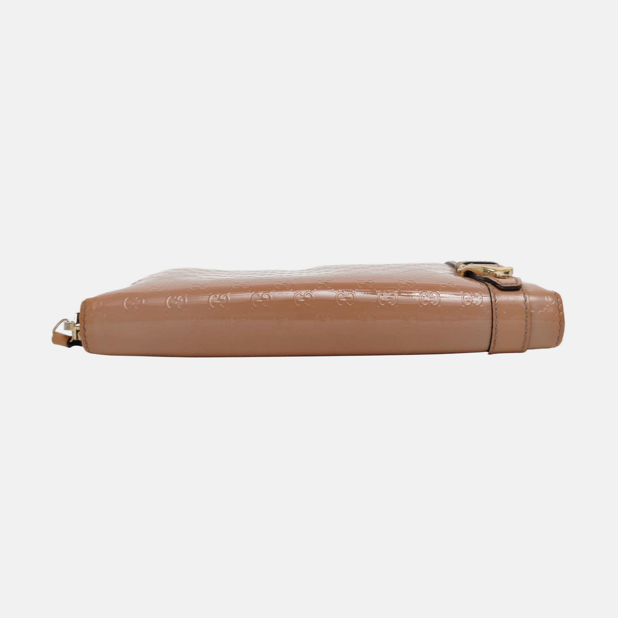 Authenticated pre-owned  Microguccissima Monogram Patent Leather Pink Wallet - Wallet at Looply