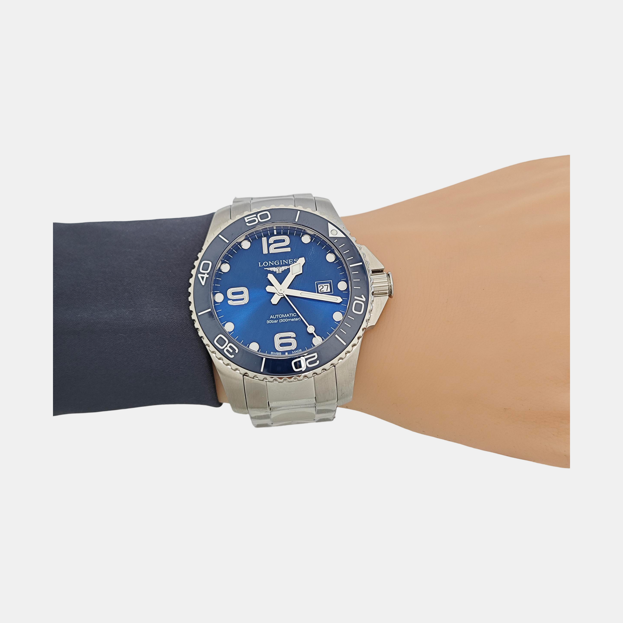 Conquest Hydroconquest 43mm Navy Blue Automatic Watch