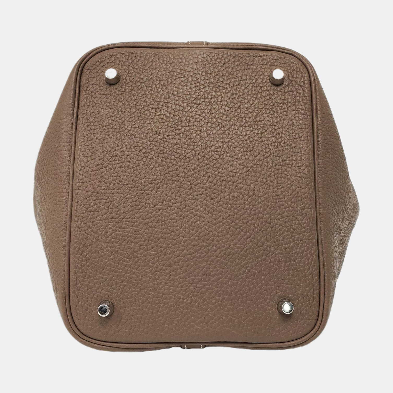 Authenticated pre-owned  Picotin Lock 22 Clemence Gray - Top Handle Bag at Looply