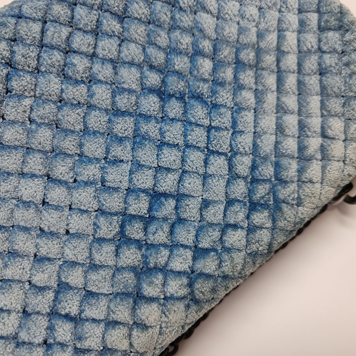Quilted Velvet Blue