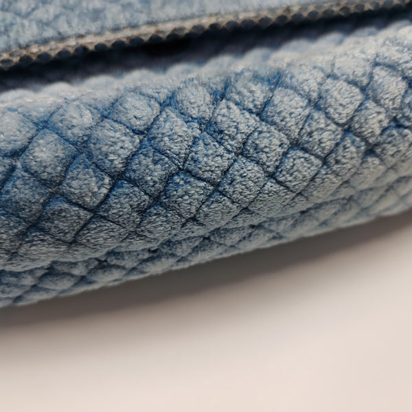 Quilted Velvet Blue