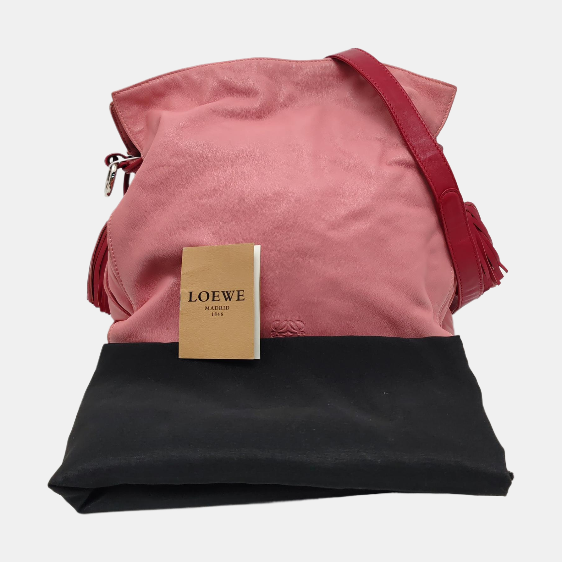 Authenticated pre-owned  Flamenco Lambskin Pink - Shoulder Bag at Looply