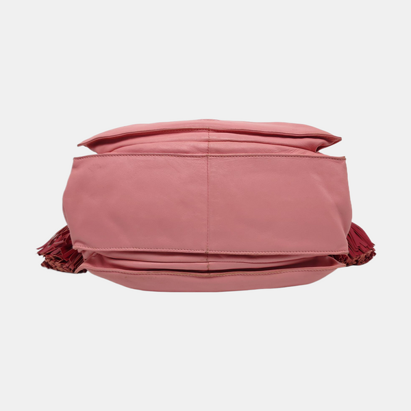 Authenticated pre-owned  Flamenco Lambskin Pink - Shoulder Bag at Looply