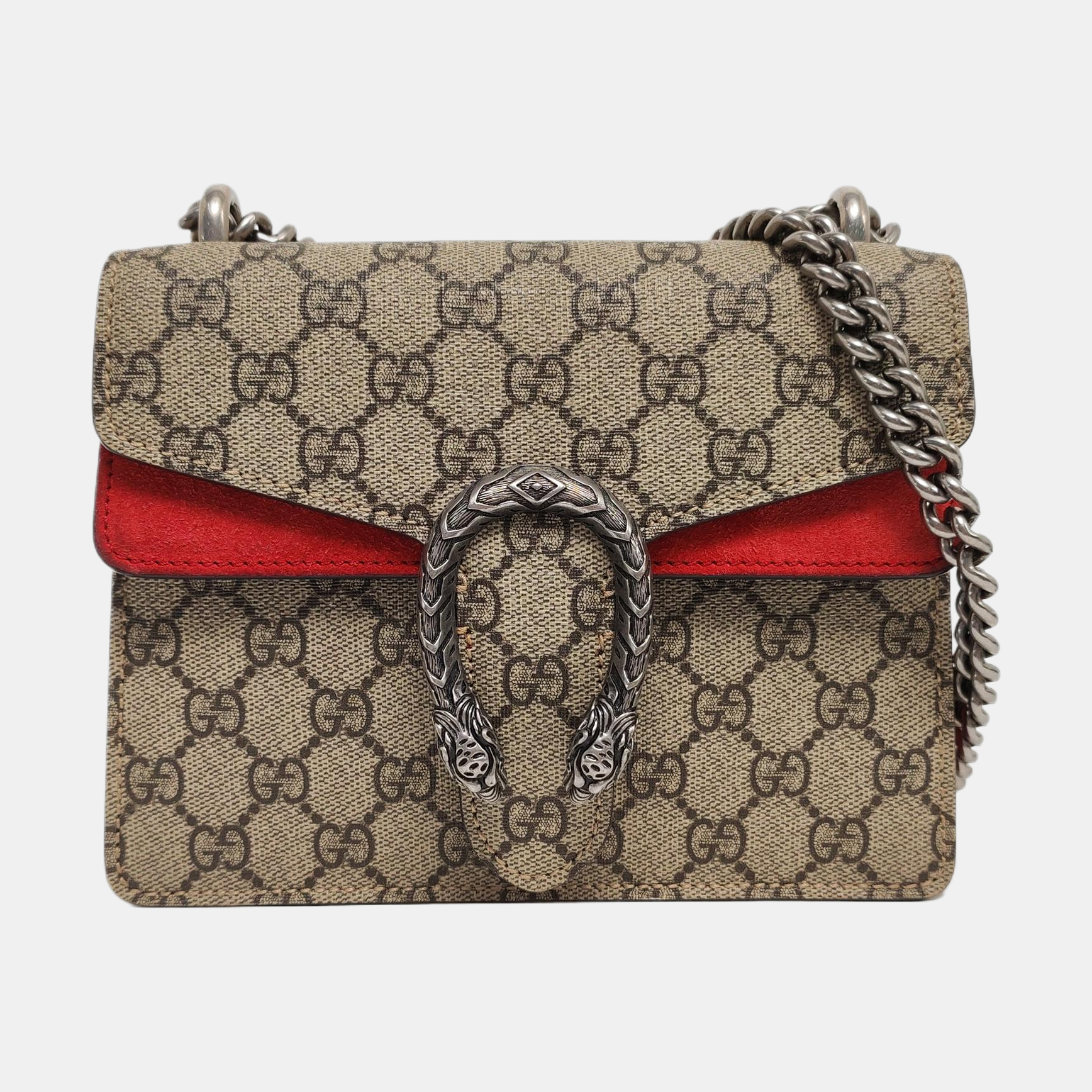 Authenticated pre-owned  Dionysus Super Mini Monogram Coated Canvas Beige - Shoulder Bag at Looply