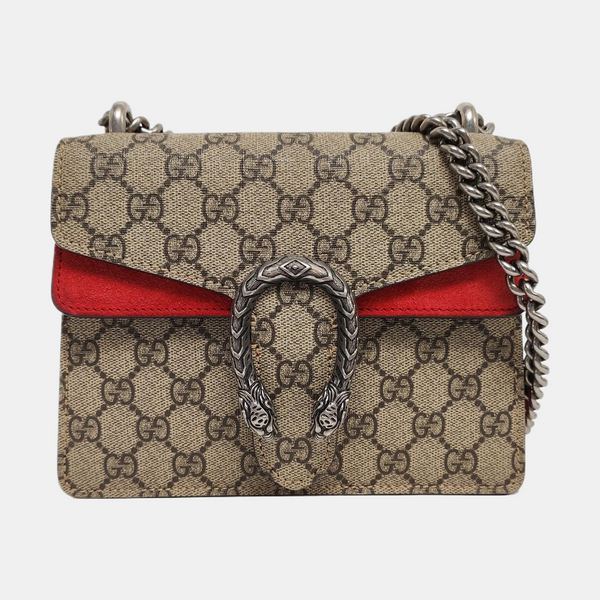 Authenticated pre-owned  Dionysus Super Mini Monogram Coated Canvas Beige - Shoulder Bag at Looply