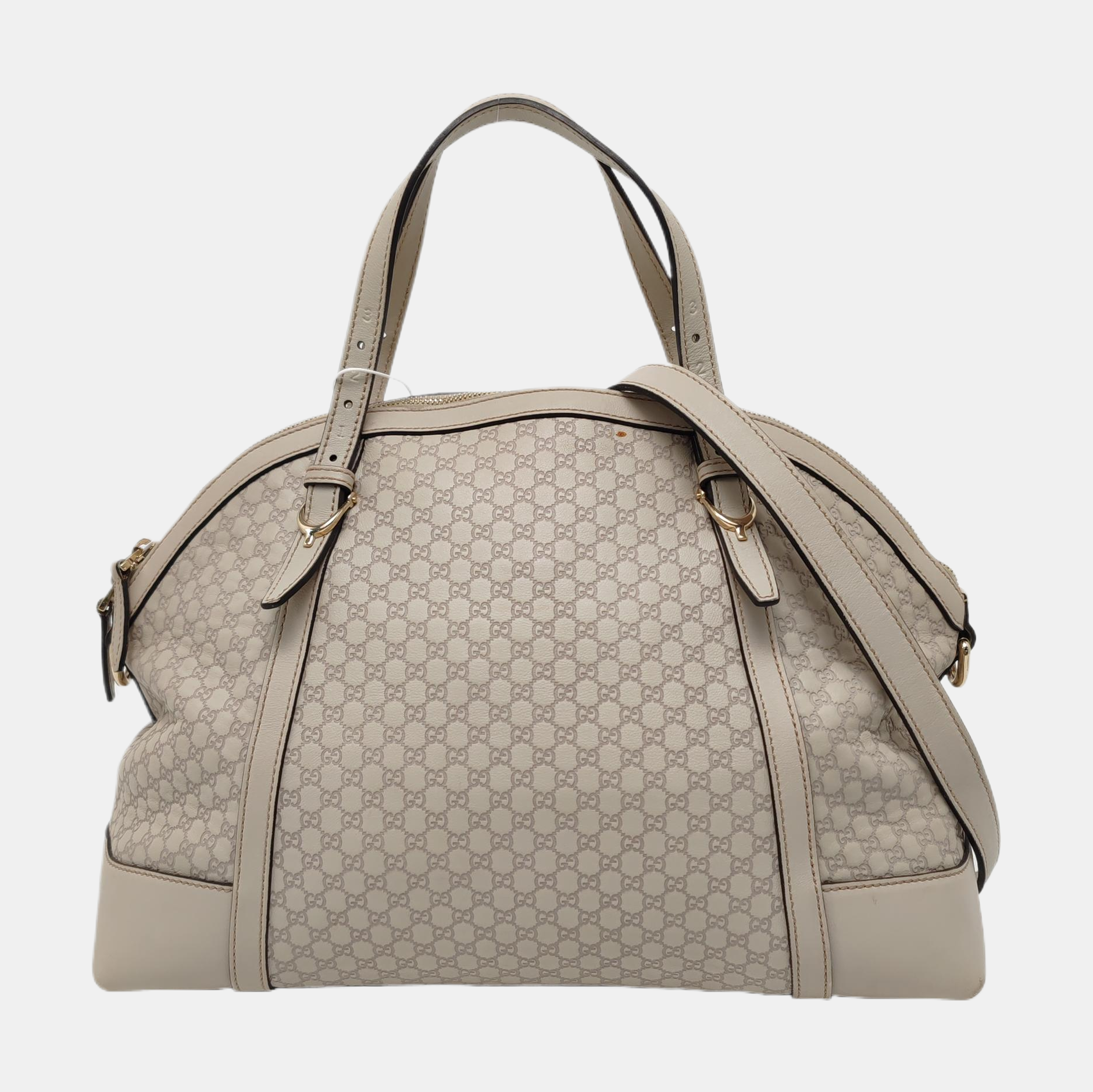 Authenticated pre-owned  Microguccissima Calfskin White - Shoulder Bag at Looply