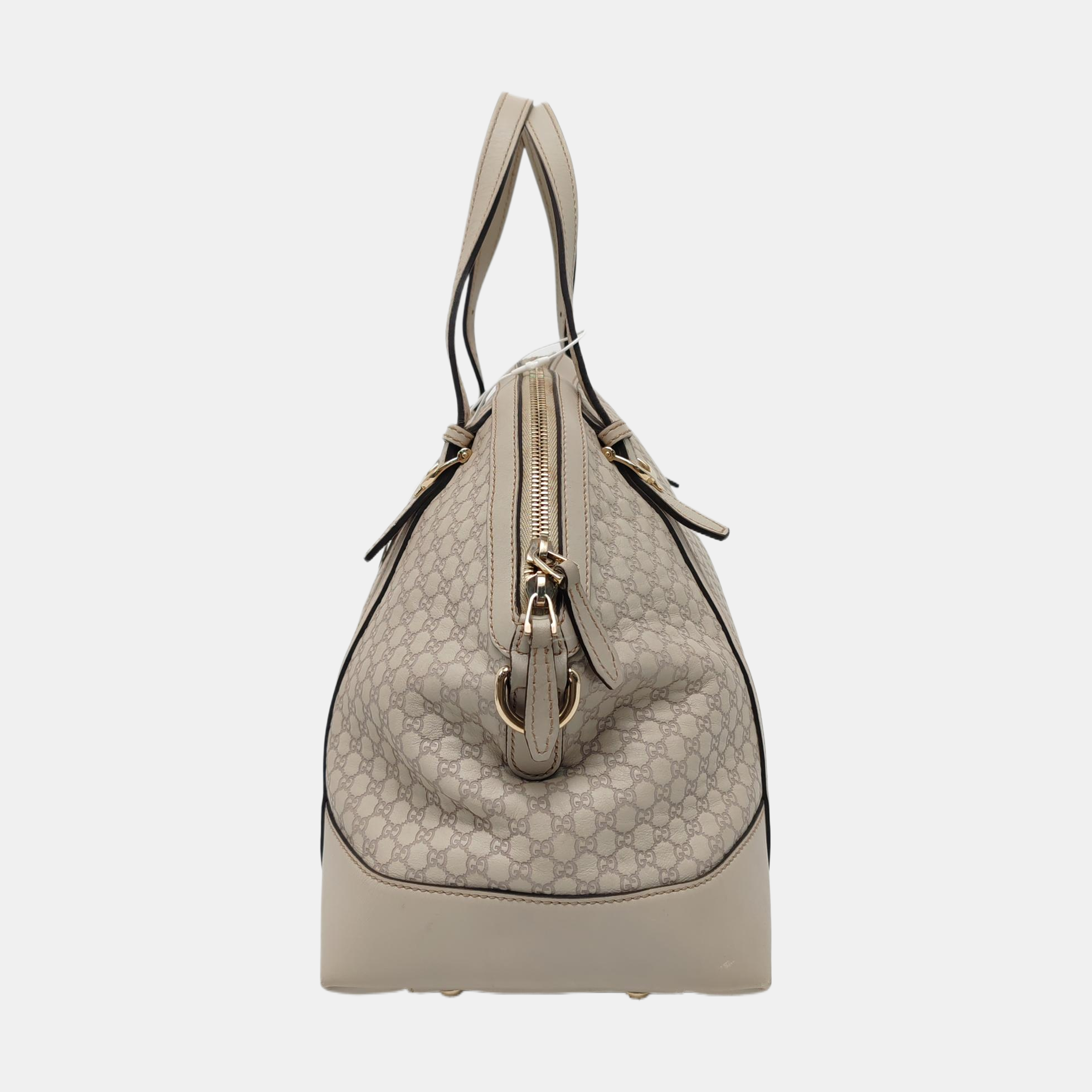 Authenticated pre-owned  Microguccissima Calfskin White - Shoulder Bag at Looply