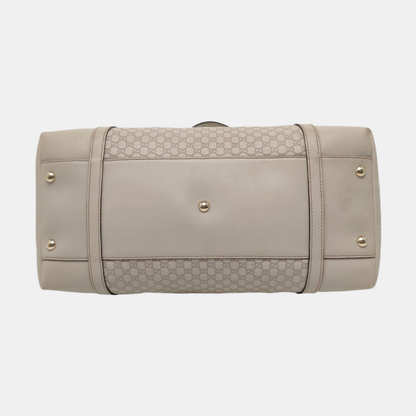 Authenticated pre-owned  Microguccissima Calfskin White - Shoulder Bag at Looply