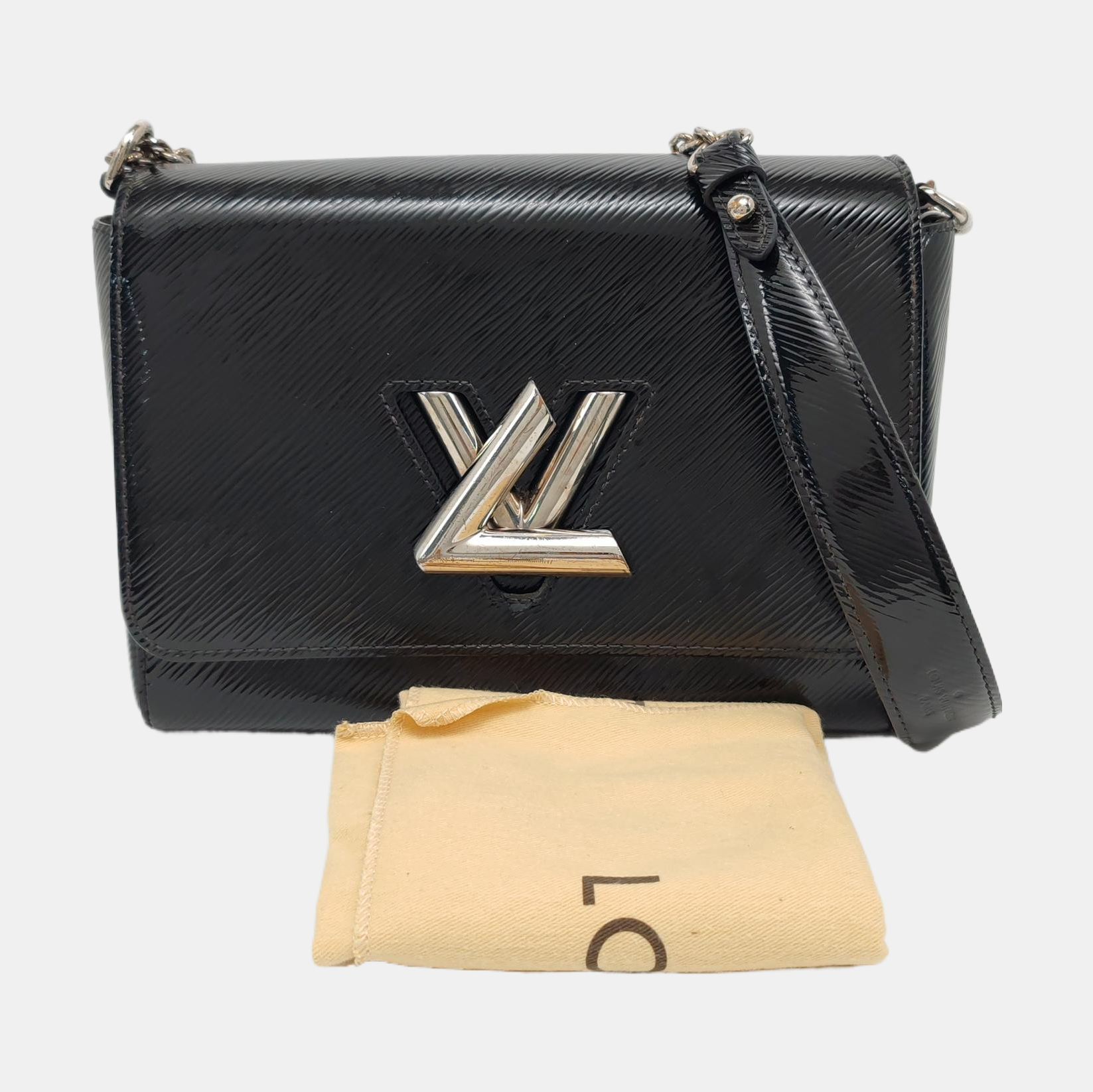 Authenticated pre-owned  Twist MM Epi Black - Shoulder Bag at Looply