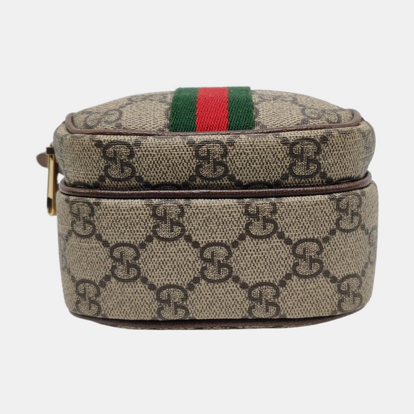 Authenticated pre-owned  Ophidia Small Monogram Coated Canvas Beige - Crossbody Bag at Looply