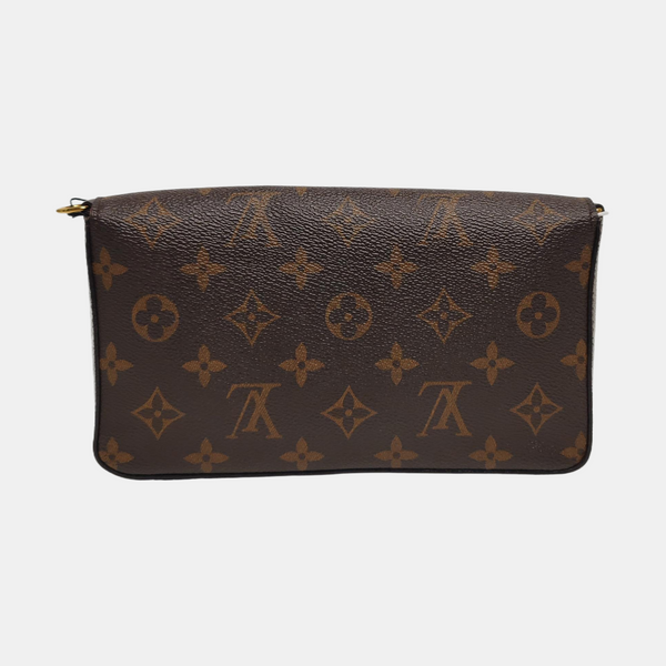 Authenticated pre-owned  Félicie Monogram Coated Canvas Brown - Shoulder Bag at Looply