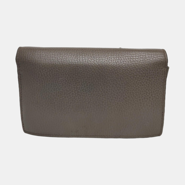 Authenticated pre-owned  Interlocking G Calfskin Gray - Shoulder Bag at Looply