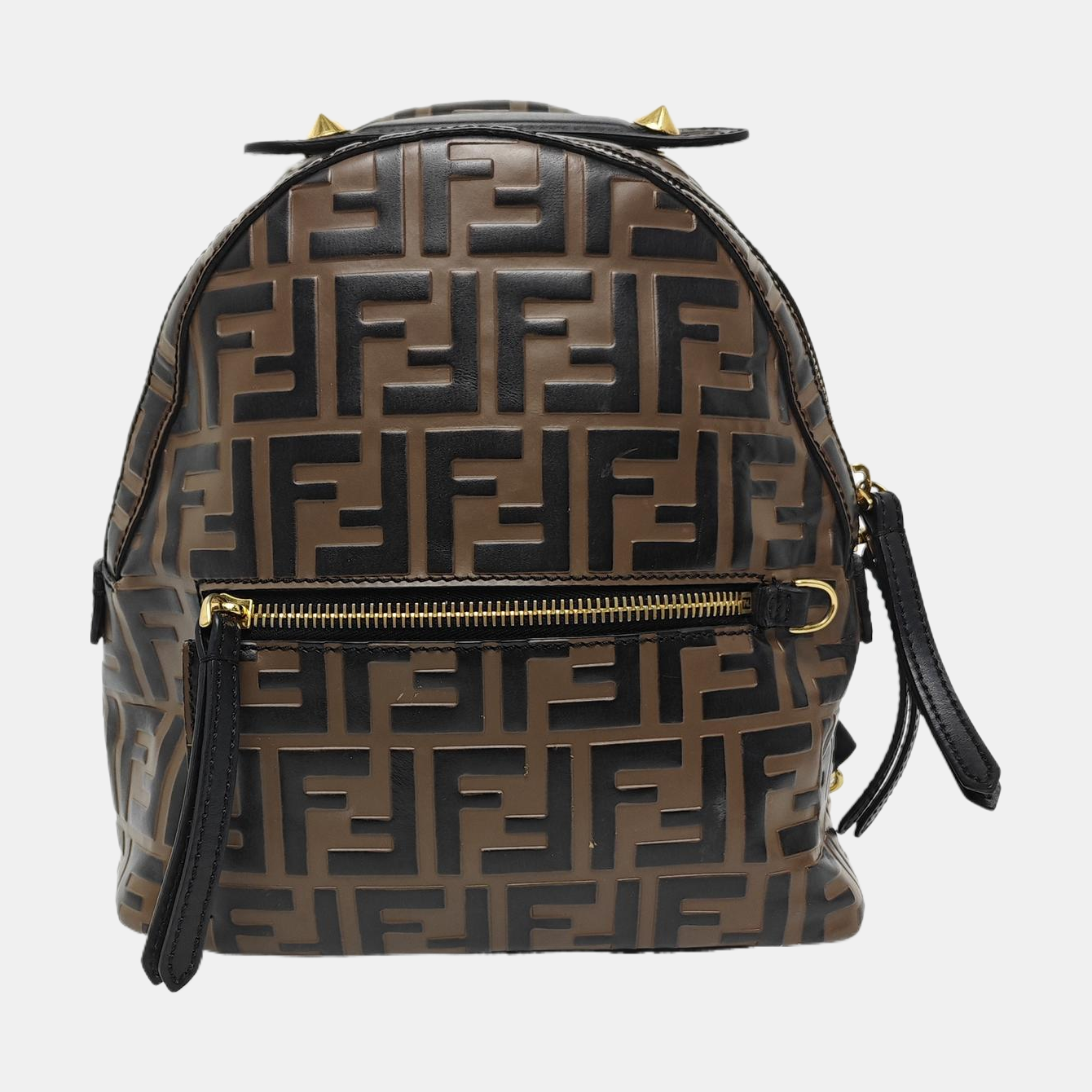 Calfskin Backpack Mini Brown