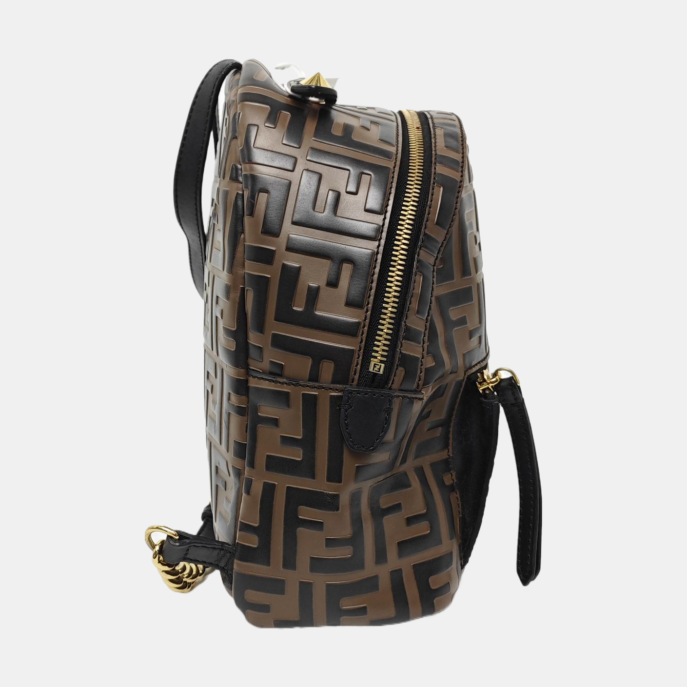 Calfskin Backpack Mini Brown