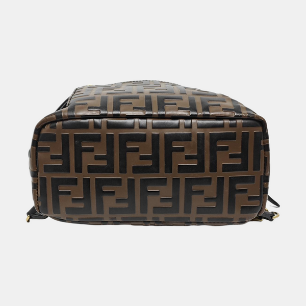 Calfskin Backpack Mini Brown