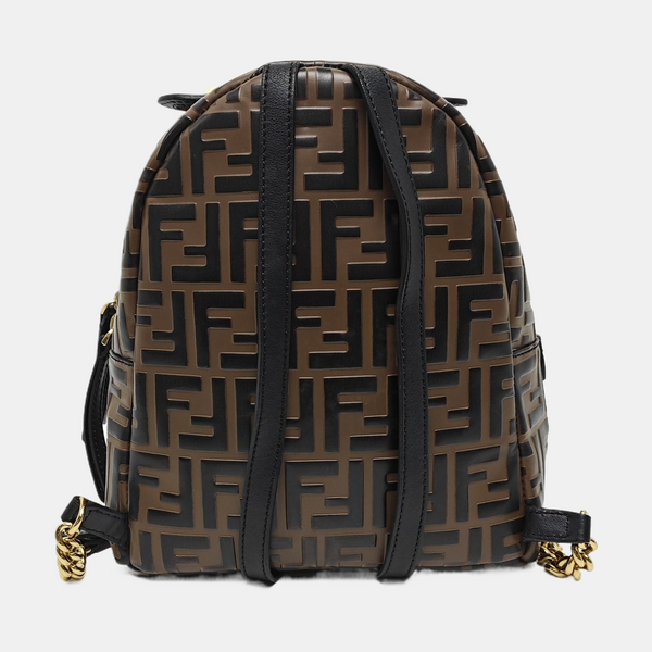 Calfskin Backpack Mini Brown