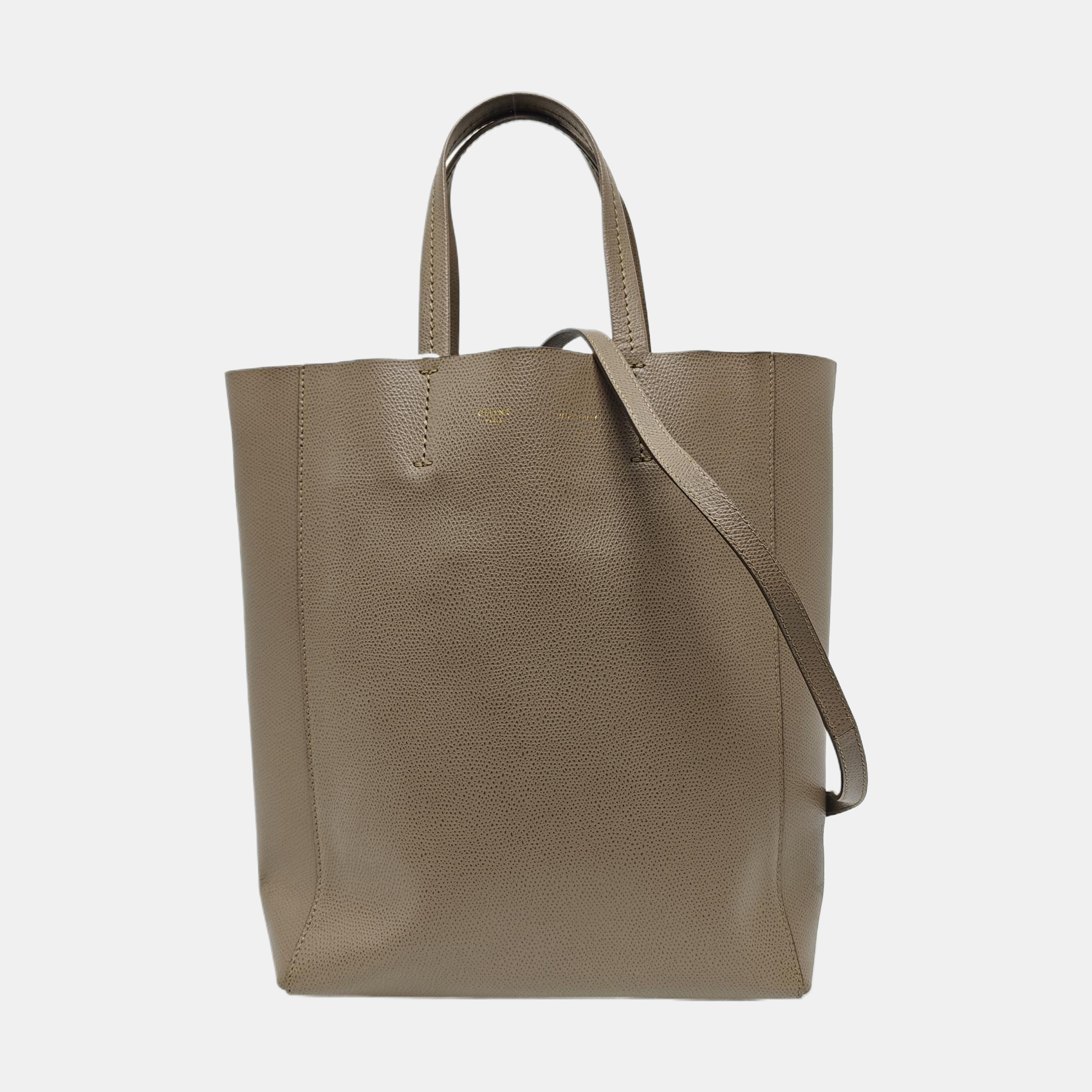 Authenticated pre-owned  Cabas Small Calfskin Gray - Handbags at Looply