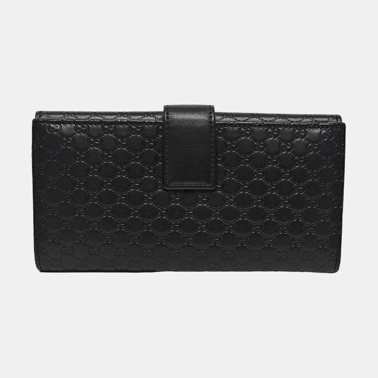 Authenticated pre-owned  Microguccissima Monogram Calfskin Black Wallet - Wallet at Looply