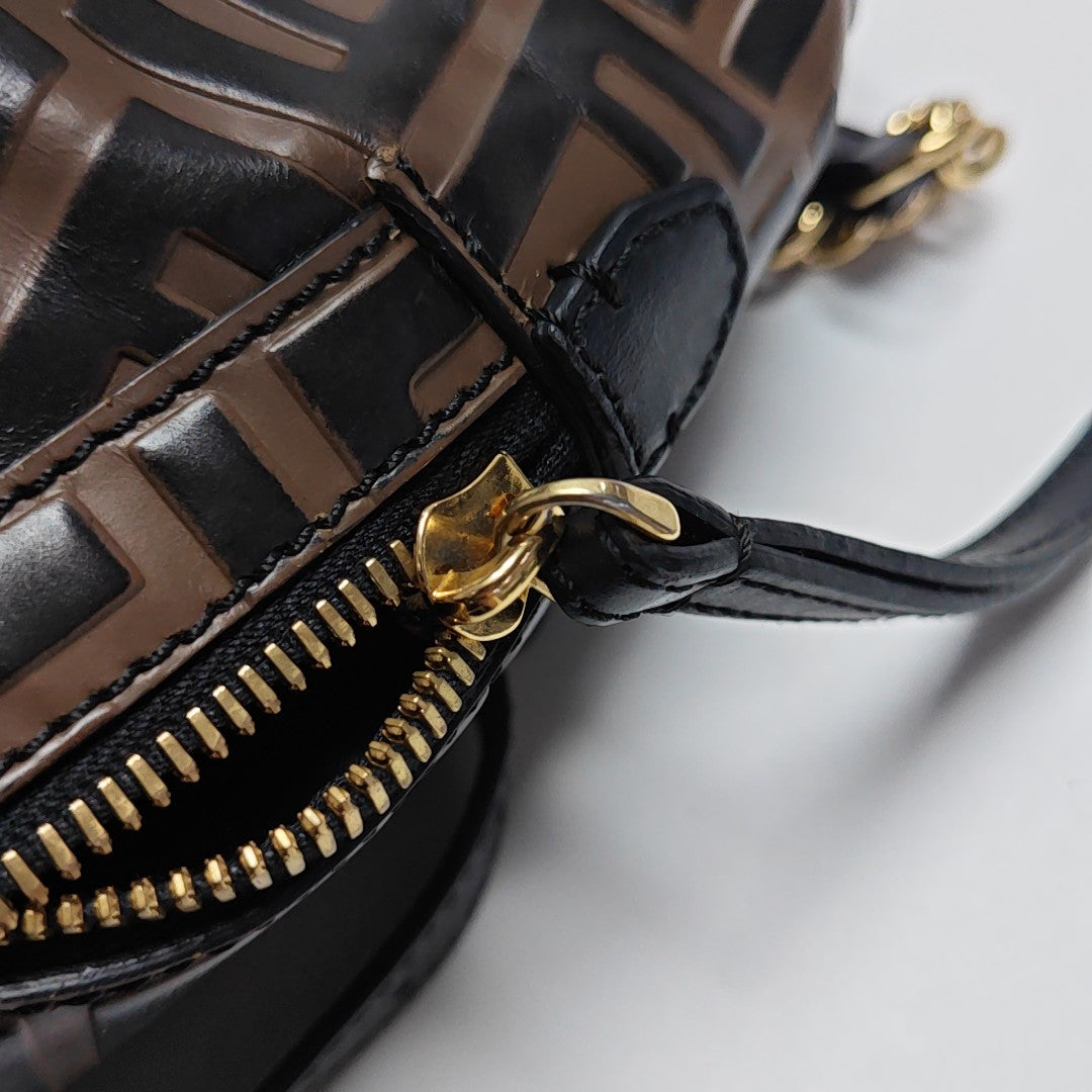 Calfskin Backpack Mini Brown
