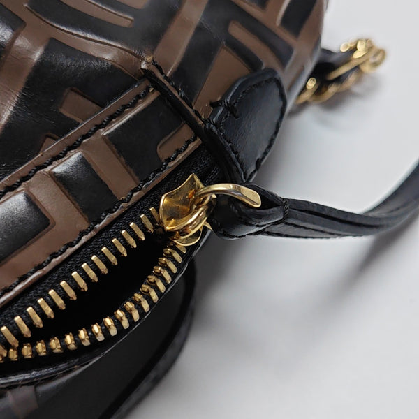 Calfskin Backpack Mini Brown