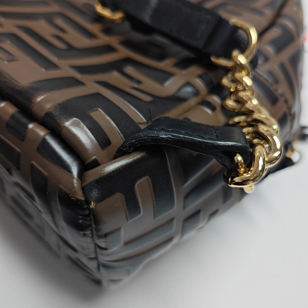 Calfskin Backpack Mini Brown