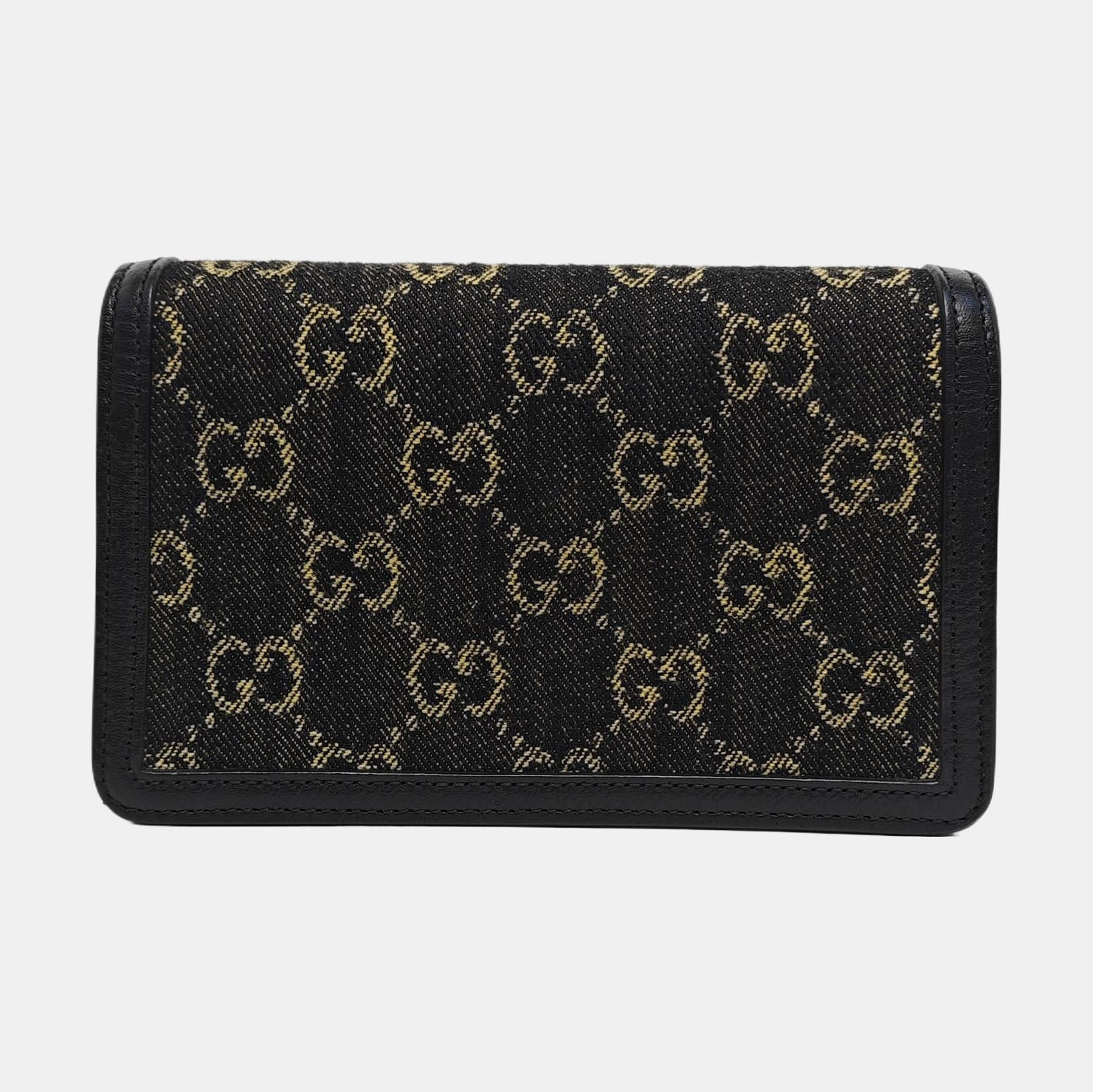 Authenticated pre-owned  Dionysus Super Mini Monogram Denim Black - Shoulder Bag at Looply