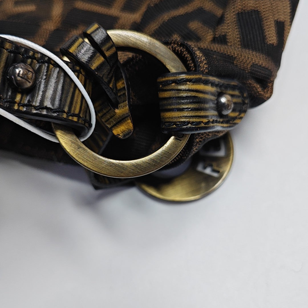 Canvas Top Handle Bag Brown