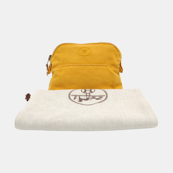 Authenticated pre-owned  Bolide 15 Canvas Yellow - Clutch at Looply