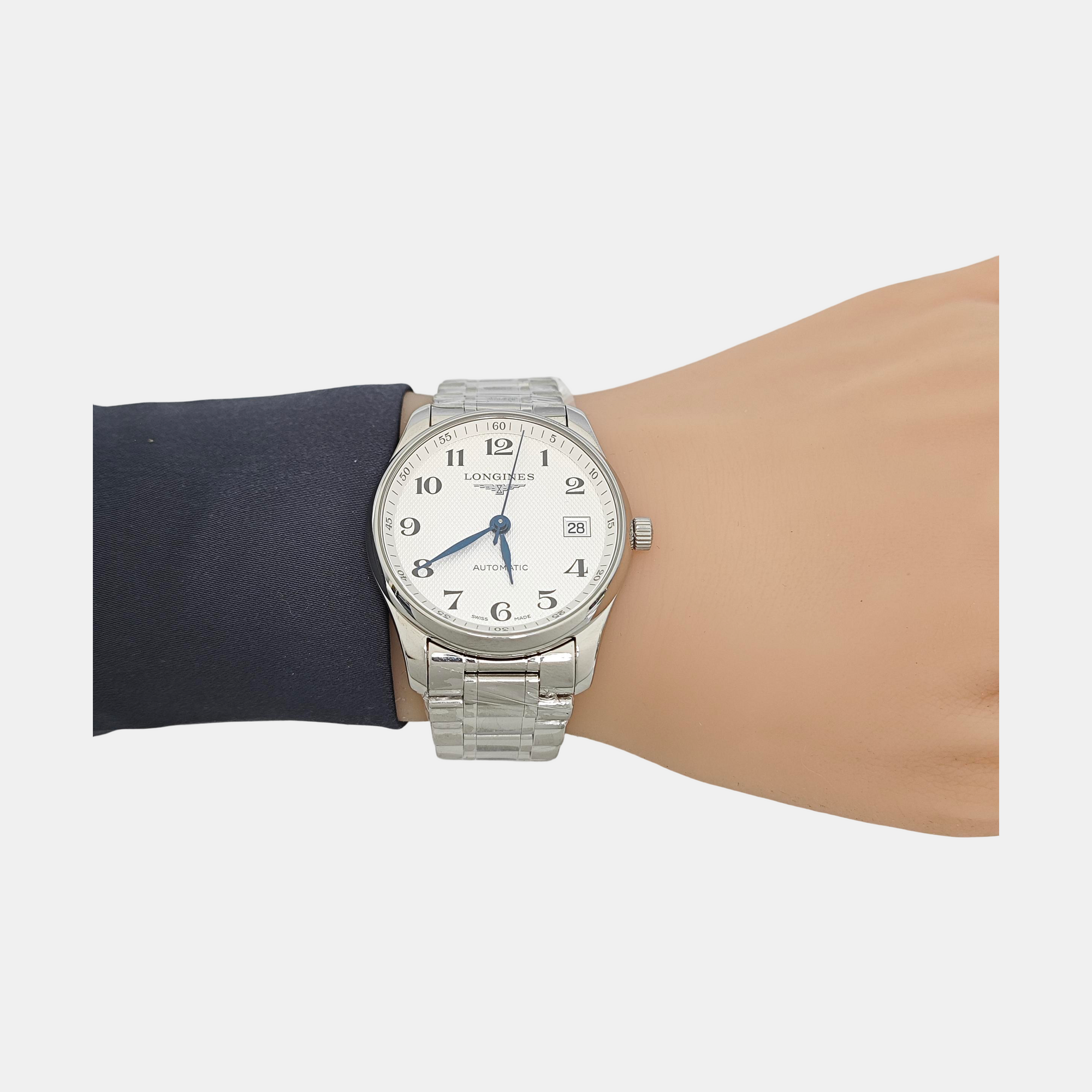 Master Control 36mm White Automatic Watch