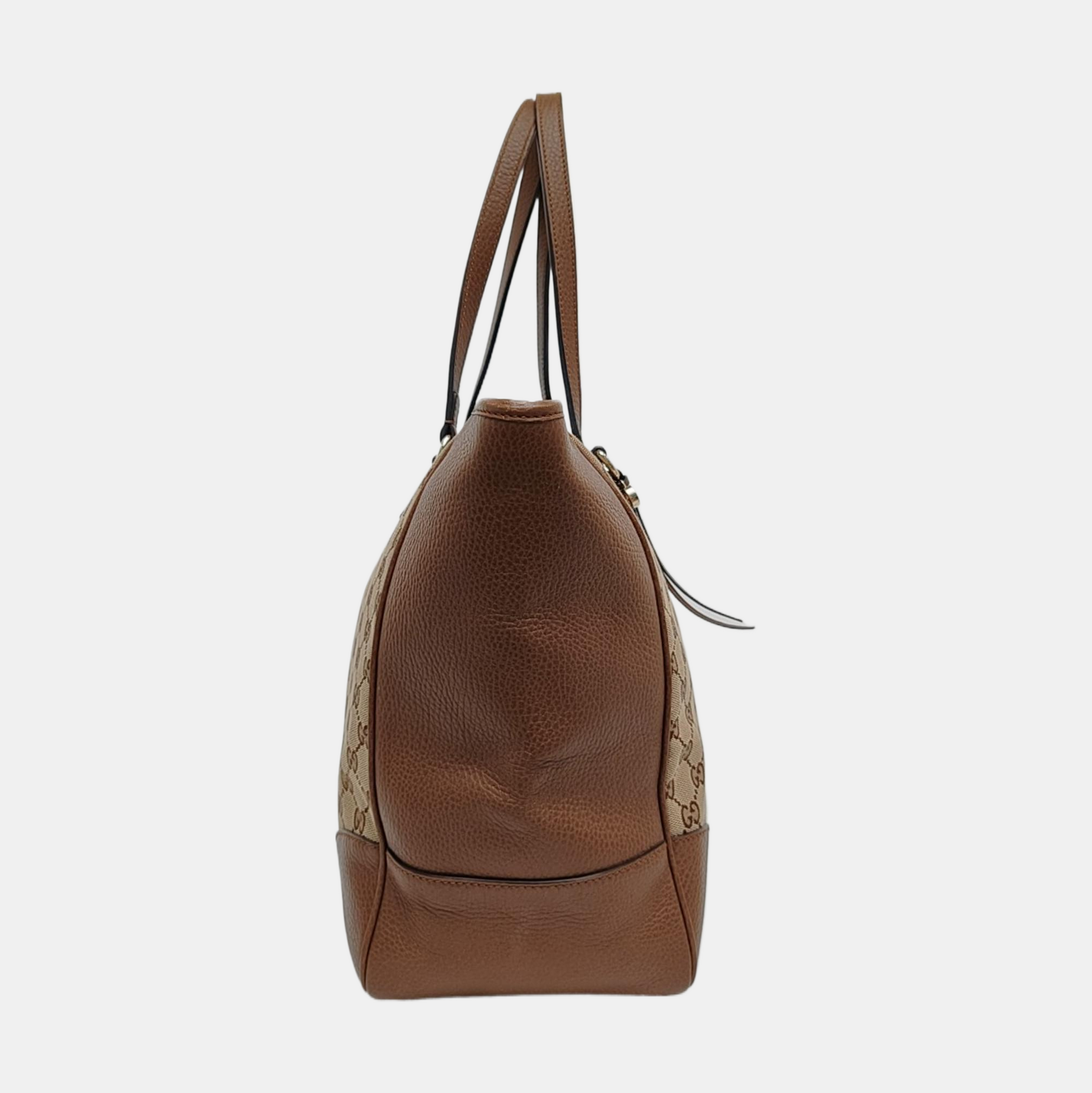 Authenticated pre-owned  Bree Small Monogram Canvas Beige - Top Handle Bag at Looply