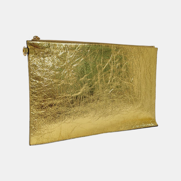 Calfskin Clutch Gold