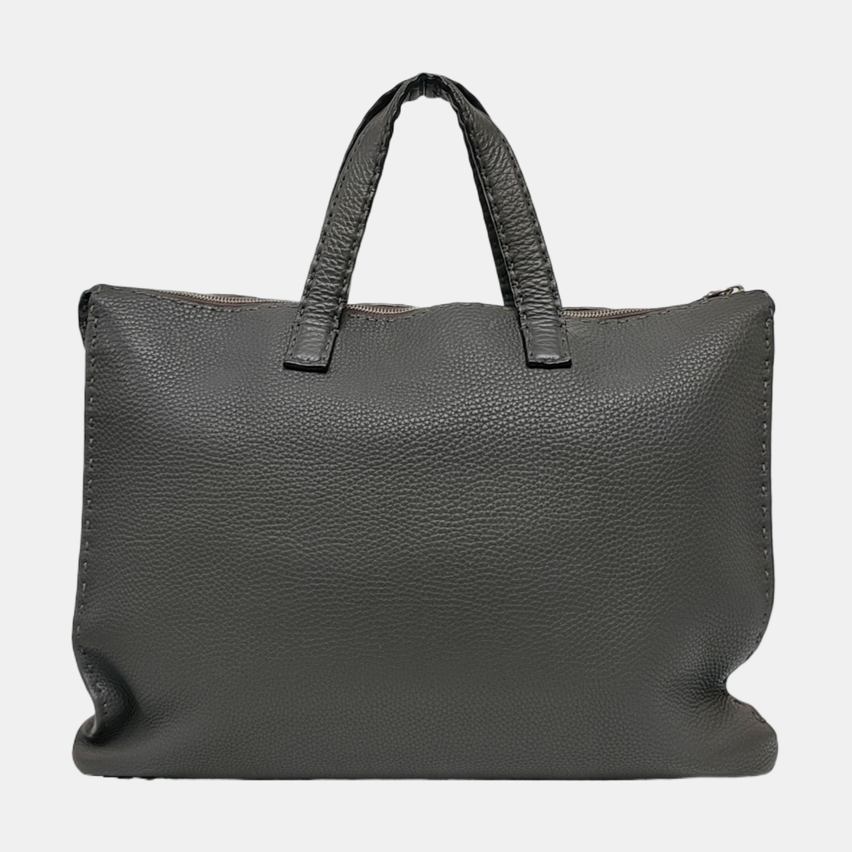 Calfskin Tote Bag Gray