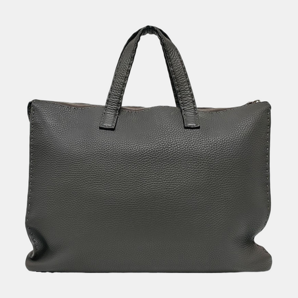 Calfskin Tote Bag Gray