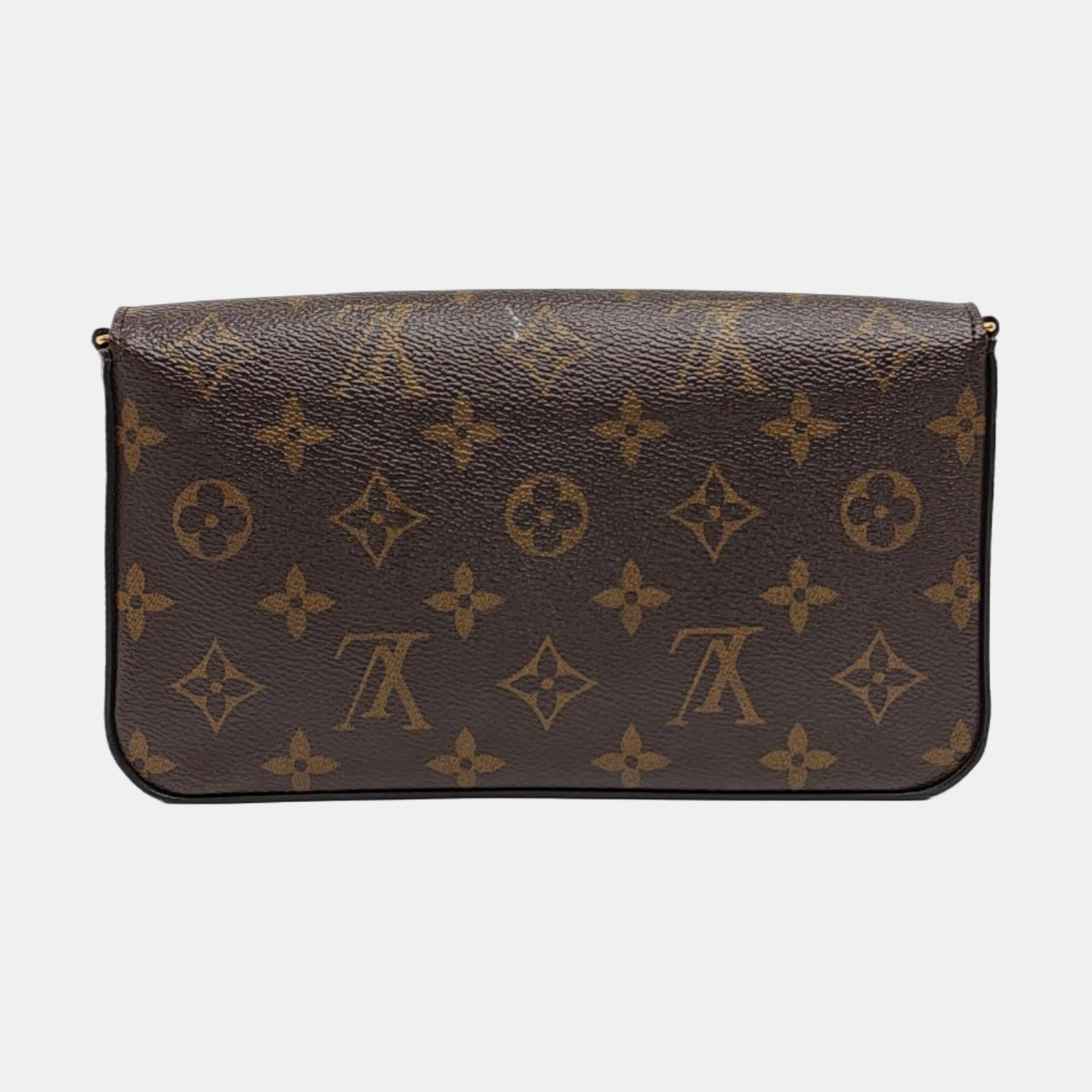 Authenticated pre-owned  Félicie Monogram Coated Canvas Brown - Shoulder Bag at Looply