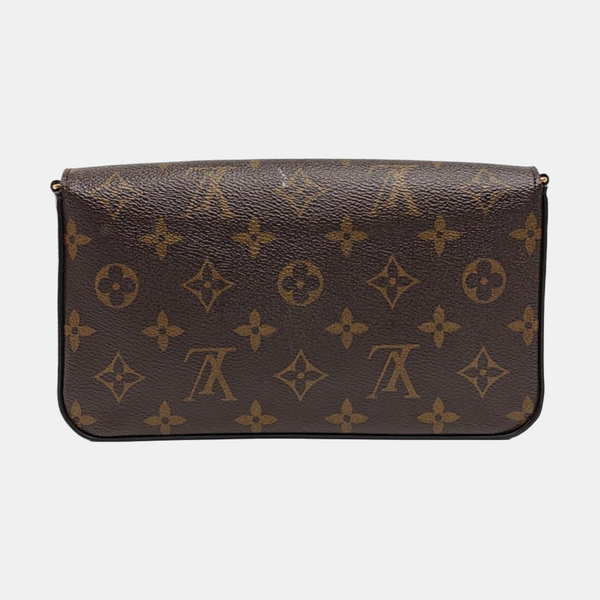 Authenticated pre-owned  Félicie Monogram Coated Canvas Brown - Shoulder Bag at Looply