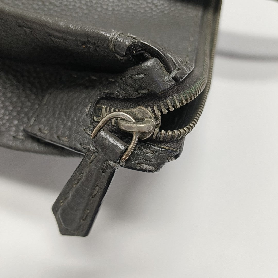 Calfskin Tote Bag Gray