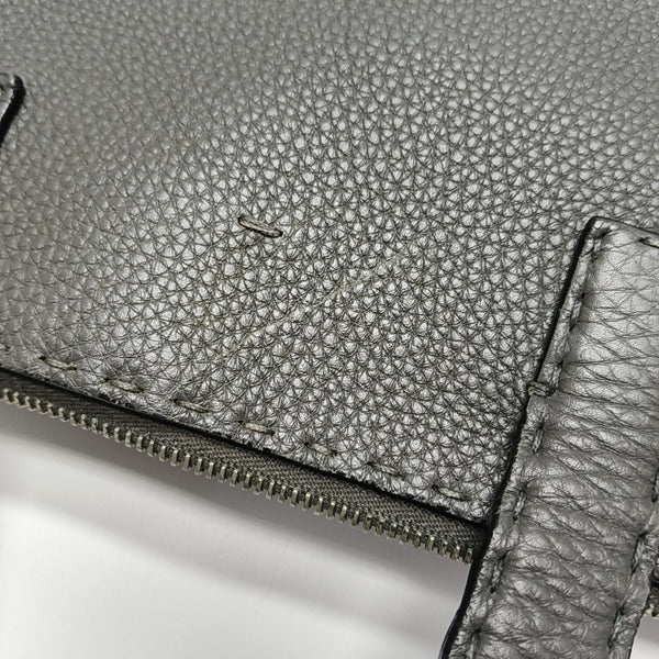 Calfskin Tote Bag Gray