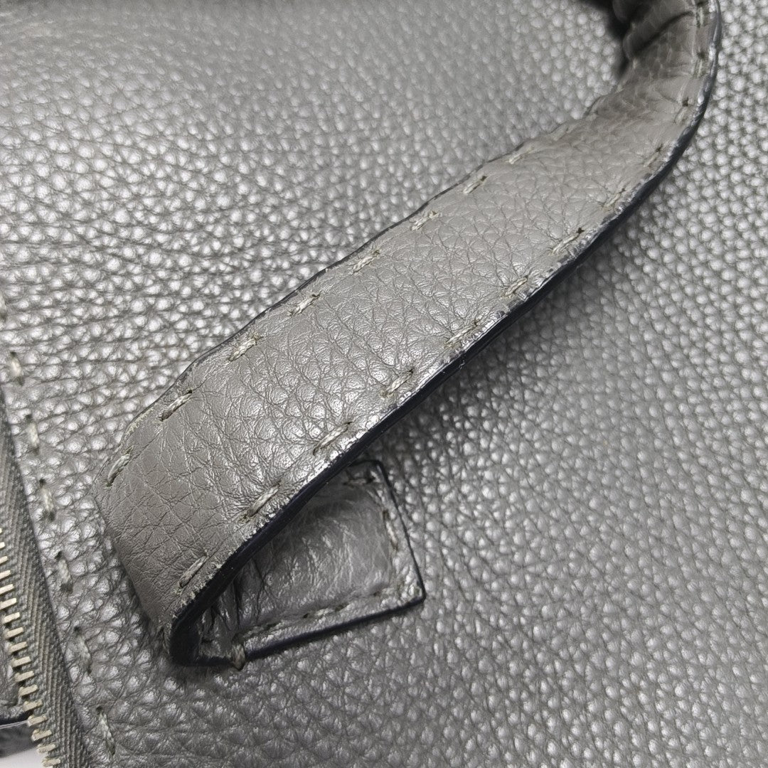 Calfskin Tote Bag Gray