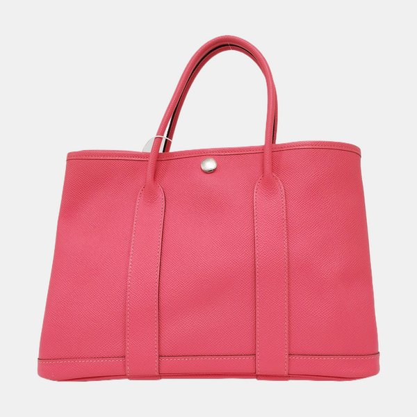 Authenticated pre-owned  Garden Party 30 Epsom Pink - Top Handle Bag at Looply
