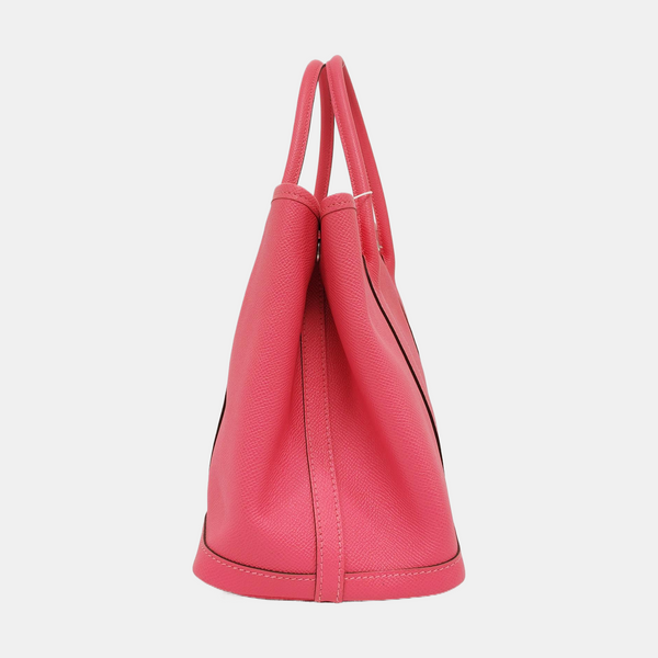 Authenticated pre-owned  Garden Party 30 Epsom Pink - Top Handle Bag at Looply