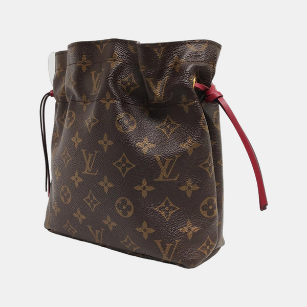 Authenticated pre-owned  Néonoé Monogram Coated Canvas Brown - Clutch at Looply