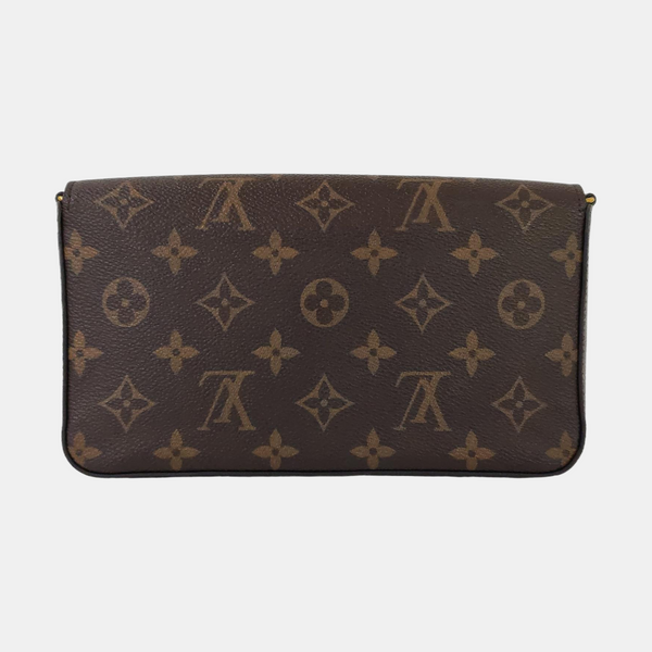 Authenticated pre-owned  Félicie Monogram Coated Canvas Brown - Shoulder Bag at Looply