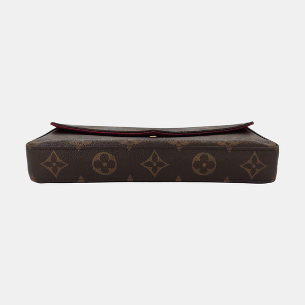 Authenticated pre-owned  Félicie Monogram Coated Canvas Brown - Shoulder Bag at Looply