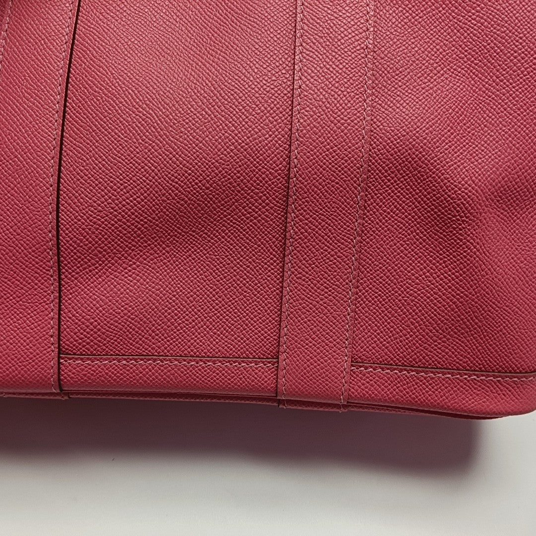 Authenticated pre-owned  Garden Party 30 Epsom Pink - Top Handle Bag at Looply